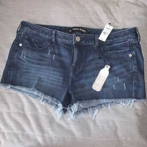 Express denim shorts